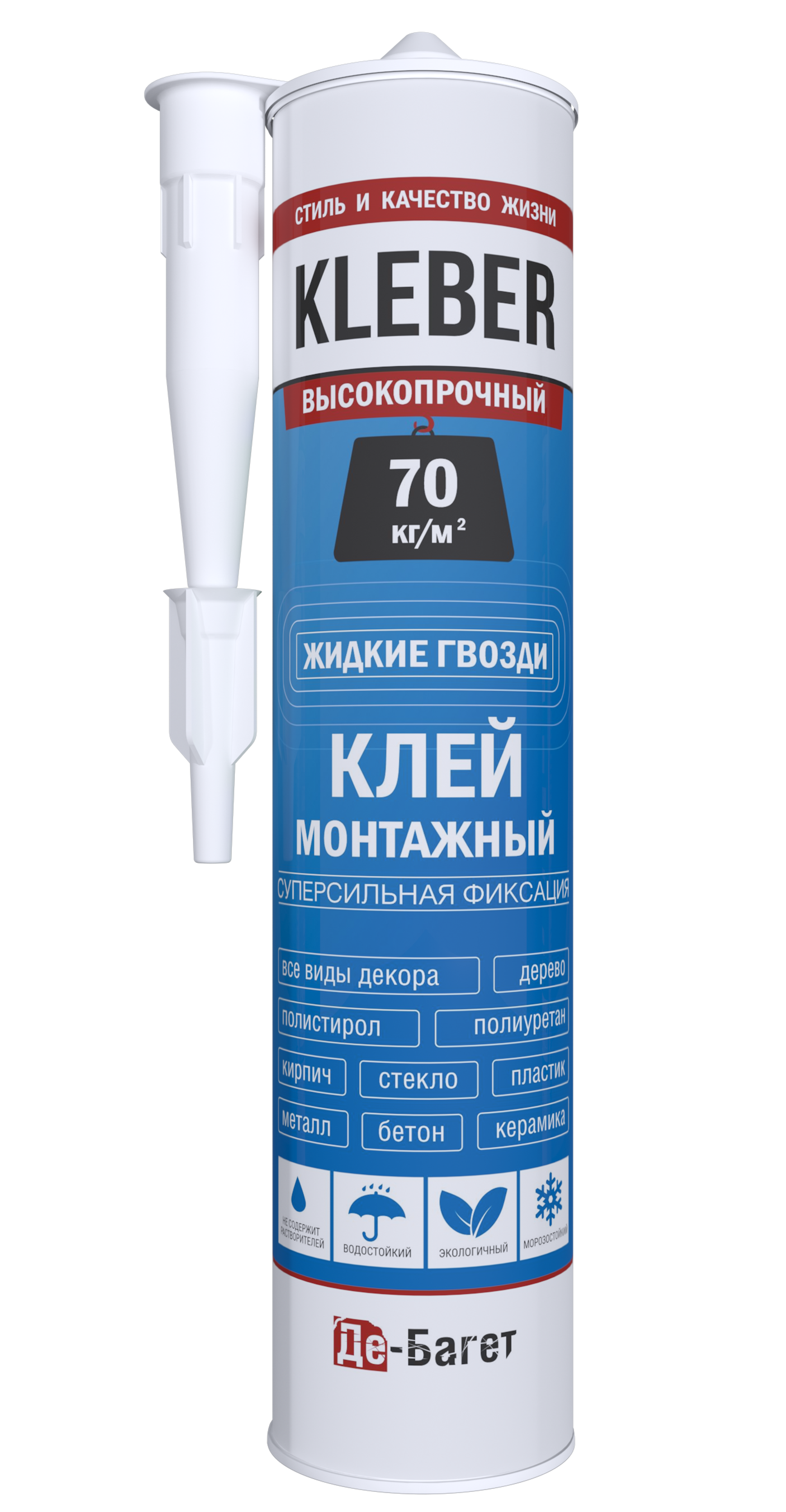 Клей монтажный для декора KLEBER