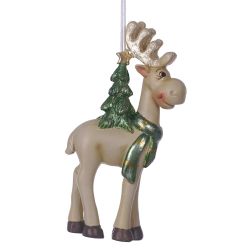 GAEM Фигурка декоративная подвесная "Олень", L5,5 W2,5 H11 см, 2в.