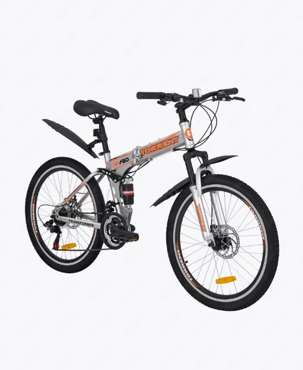 Велосипед TORRENT Transformer 24 (17'') серый,оранжевый