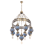 Citilux Каир CL419186 Люстра подвесная Мозаика Синяя