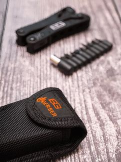 Армейский мультитул Gerber 20в1 плоскогубцы нож отвертка Черный