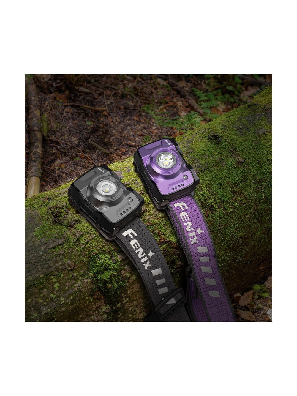 Фонарь Fenix налобный HL12R V2.0 фиолетовый 500 люмен