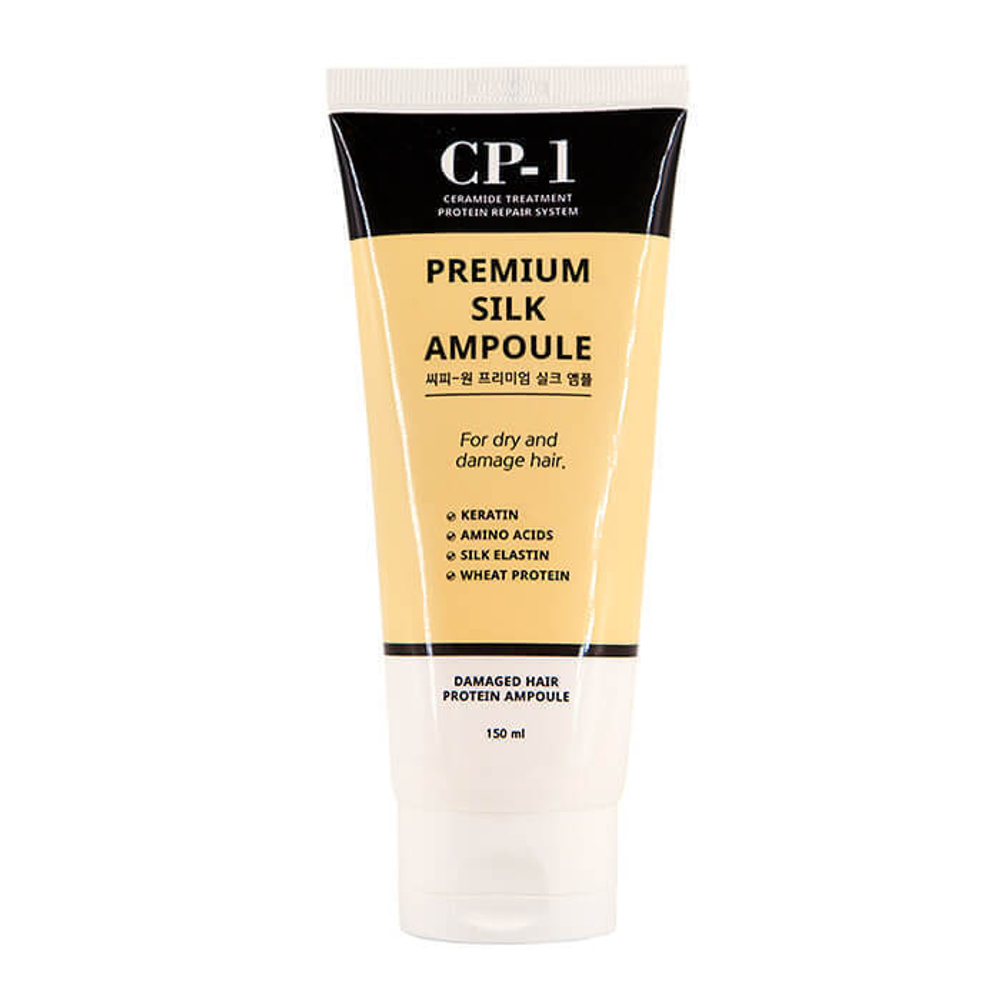 Несмываемая сыворотка для волос с протеинами шелка CP-1 Premium Silk Ampoule, 20 мл