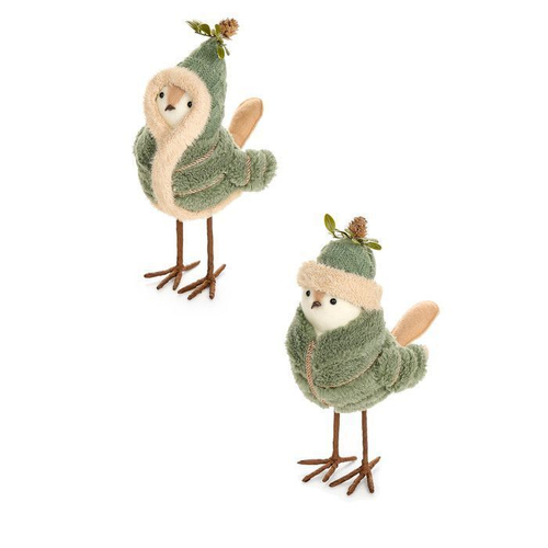 Декор "Птичка - воспоминания" 2 вида, 26/30см Текстиль