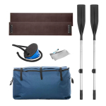 Лодка надувная для рыбалки Тонар Капитан 280Т серый