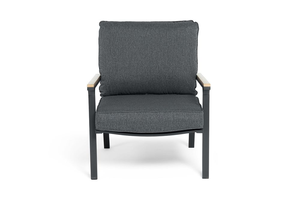 "Крокус" лаунж-зона 5-местная из алюминия, цвет темно-серый