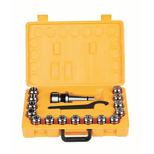 Патрон цанговый с комплектом цанг OZ25/15pcs  ISO40-J7325