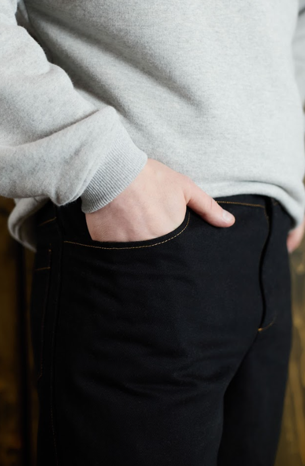 Брюки "Black base" denim