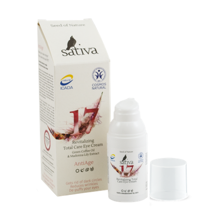 Крем для кожи вокруг глаз Sativa №17 Anti-Age (30мл)
