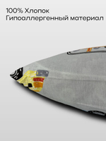 Наволочка 50*50 Хлопок Бязь 1 шт Машины