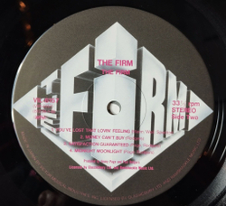 Винтажная виниловая пластинка LP The Firm (Japan 1985) (No Obi) Make Or Break