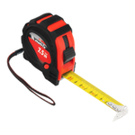 Рулетка Status Magnet 3 fixations,7,5 м х 25 мм,обрезиненный корпус,зацеп с магнитом Matrix