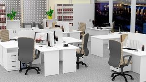 Офисная мебель Стандарт-Pro белый