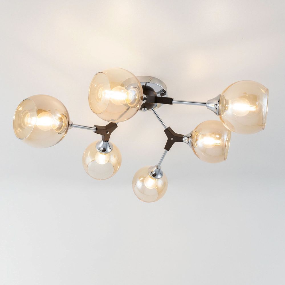 Citilux Тиль CL138165 Люстра потолочная Хром