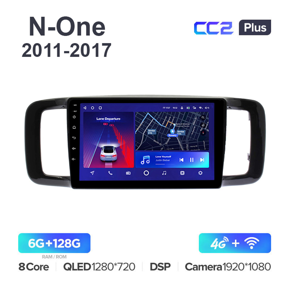 Teyes CC2 Plus 9"для Honda N-ONE 2011-2017