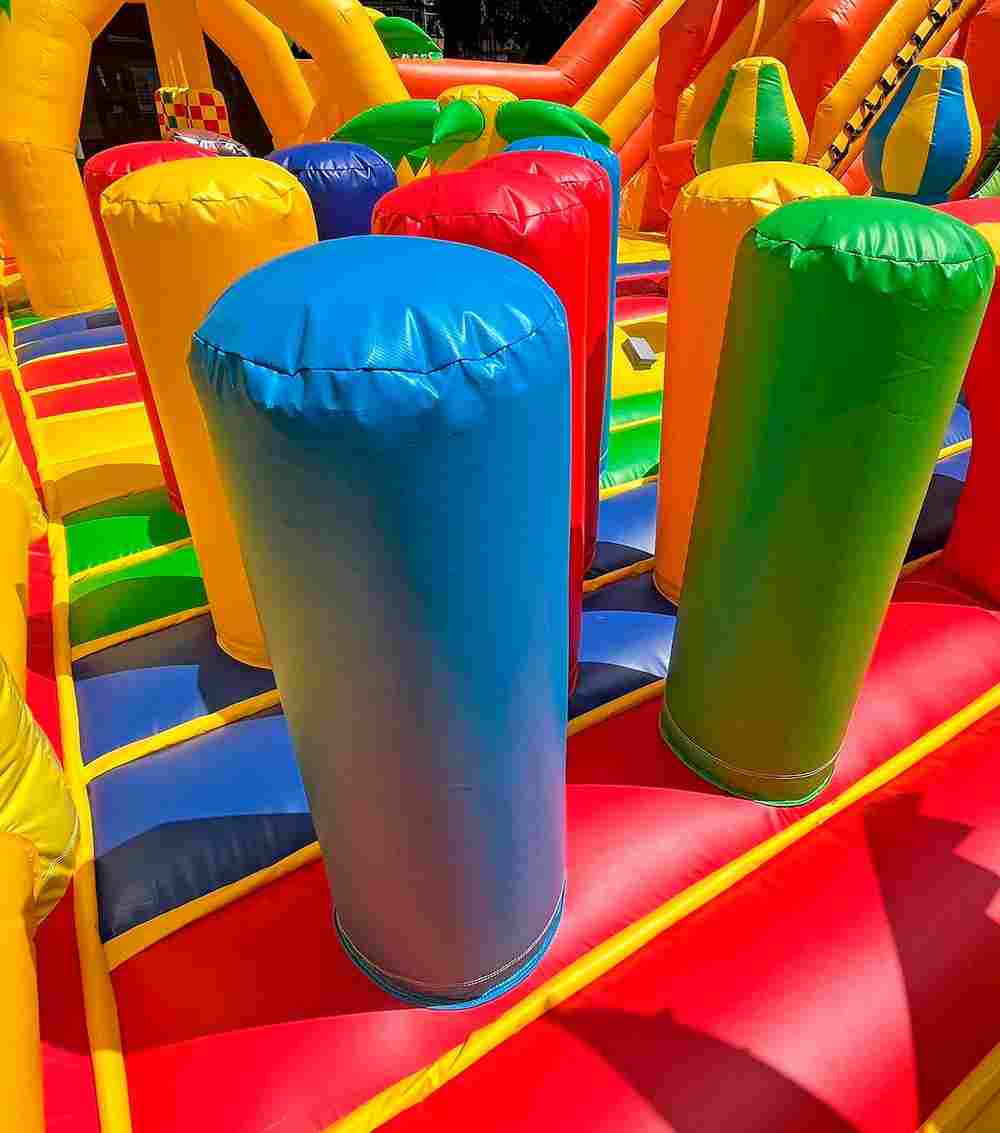 Коммерческий надувной батут «Сафари-Тигр», 12*9*9 м