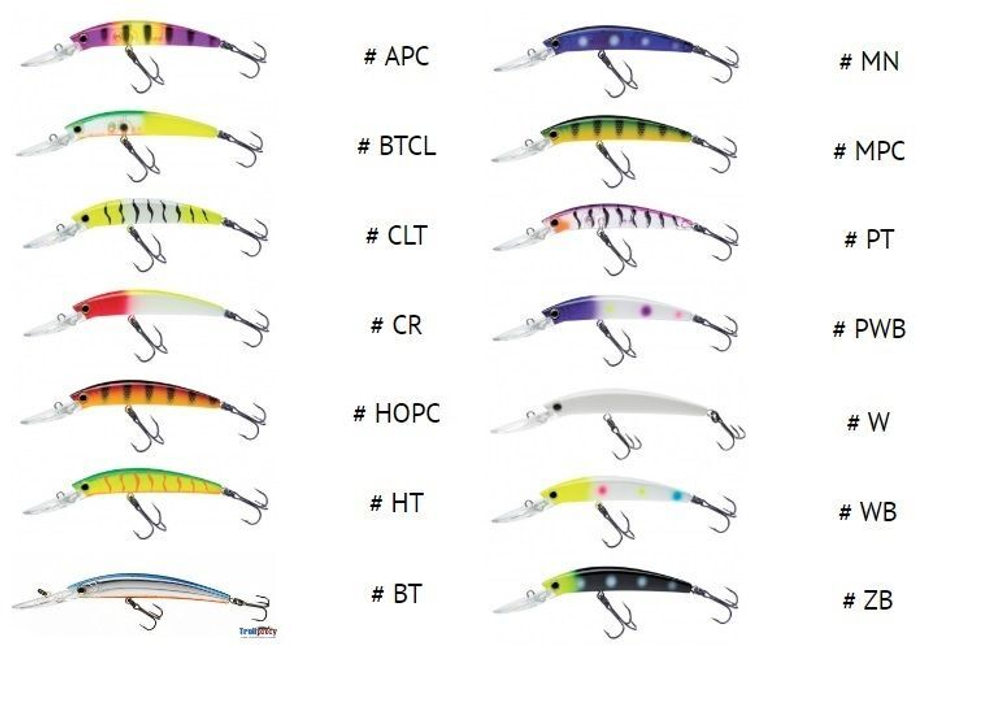 Воблер для рыбалки R Yo-Zuri Crystal Minnow DD Walleye