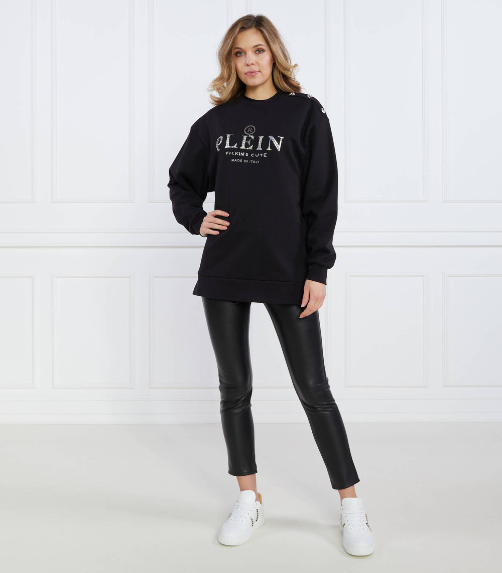 Худи Philipp Plein - черный(WJO0826 PJO002N)