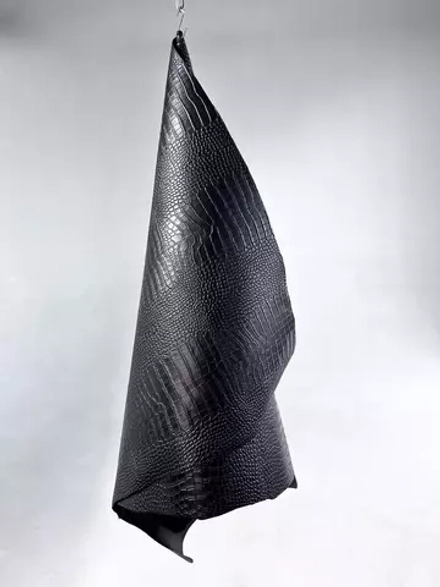 Tucson Black (1,1-1,3 мм), цв. Черный, натуральная кожа