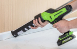 Пистолет для герметика аккумуляторный GREENWORKS G24CAU 24V, макс 310 мл, АКБ 2Ач и ЗУ 3501707UA