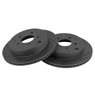 Диск тормозной задний перфорированный PRO-Line с покрытием (компл.2 шт) MAZDA CX-7 GANZ GIJ06031S