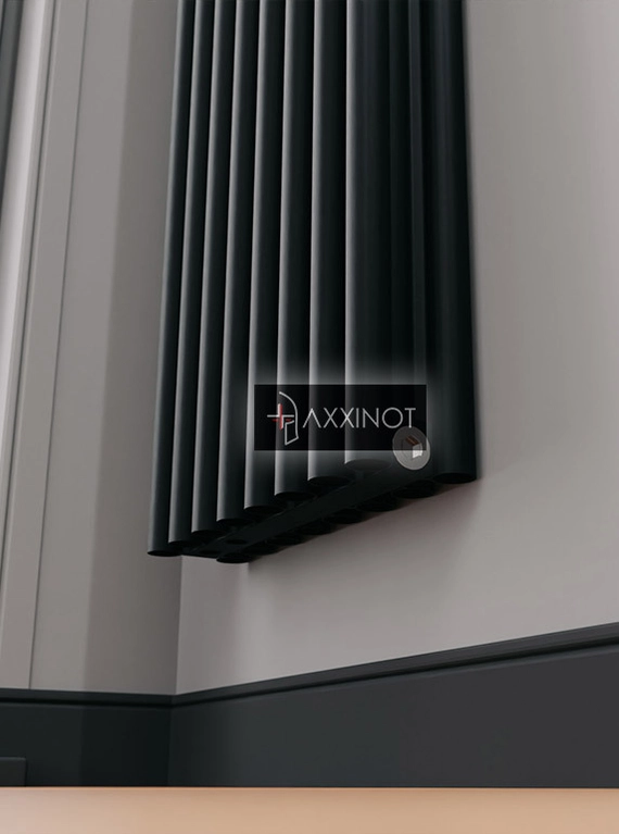 Axxinot Wemar V 1000 - вертикальный алюминиевый радиатор высотой 1030 мм