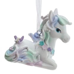 GAEM Фигурка декоративная подвесная "Лошадка", L7 W2,5 H6 см, 2в.