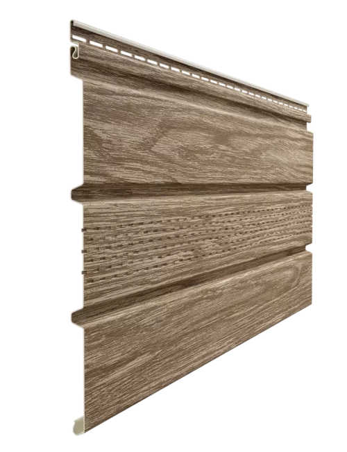 Софит Docke T4 с центральной перфорацией Кедр 3000*305мм