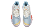 Anta cement bubble 1.0 non-slip wear-resistant shock absorption low-top basketball shoes blue gray red