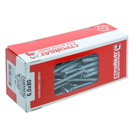 Саморезы универсальные 6,0x 80 (белый цинк 75 шт)