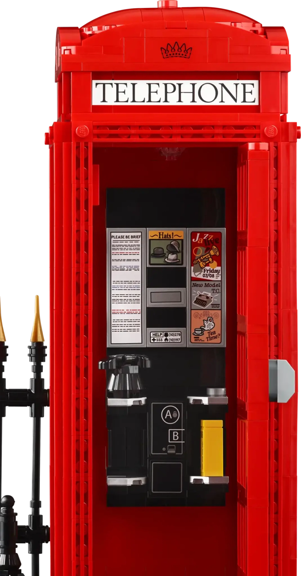 Конструктор LEGO Ideas 21347 Красная лондонская телефонная будка