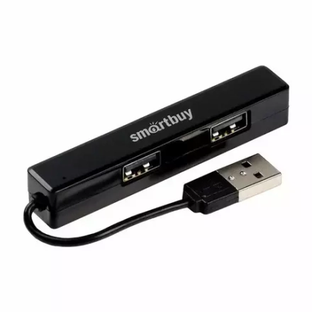 USB-Концентратор 4-USB-порта Smartbuy SBHA-408-K  чёрный