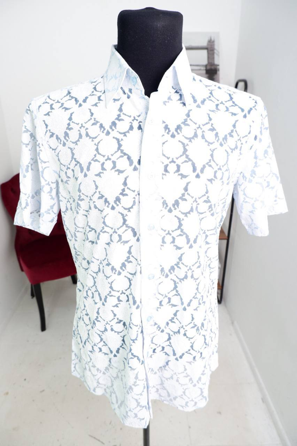 Рубашка Dergi модная, маркировка М, визуально на 46/48 размер