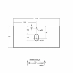 Тумба с раковиной и столешницей BelBagno KRAFT 100 Rovere Galifax Bianco