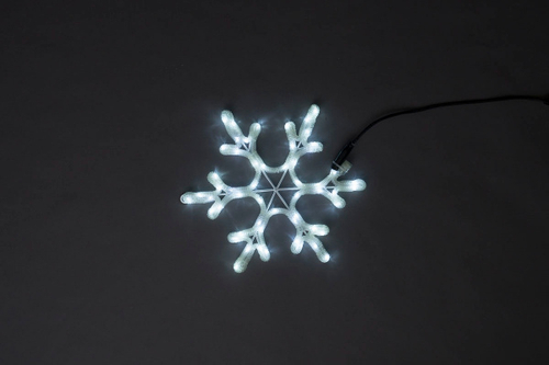 LED-XM(FR)-2D-CK005-W-18&quot;Мотив Снежинка белый