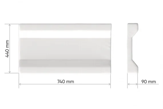 Матрас для пеленального столика Ellipsebed