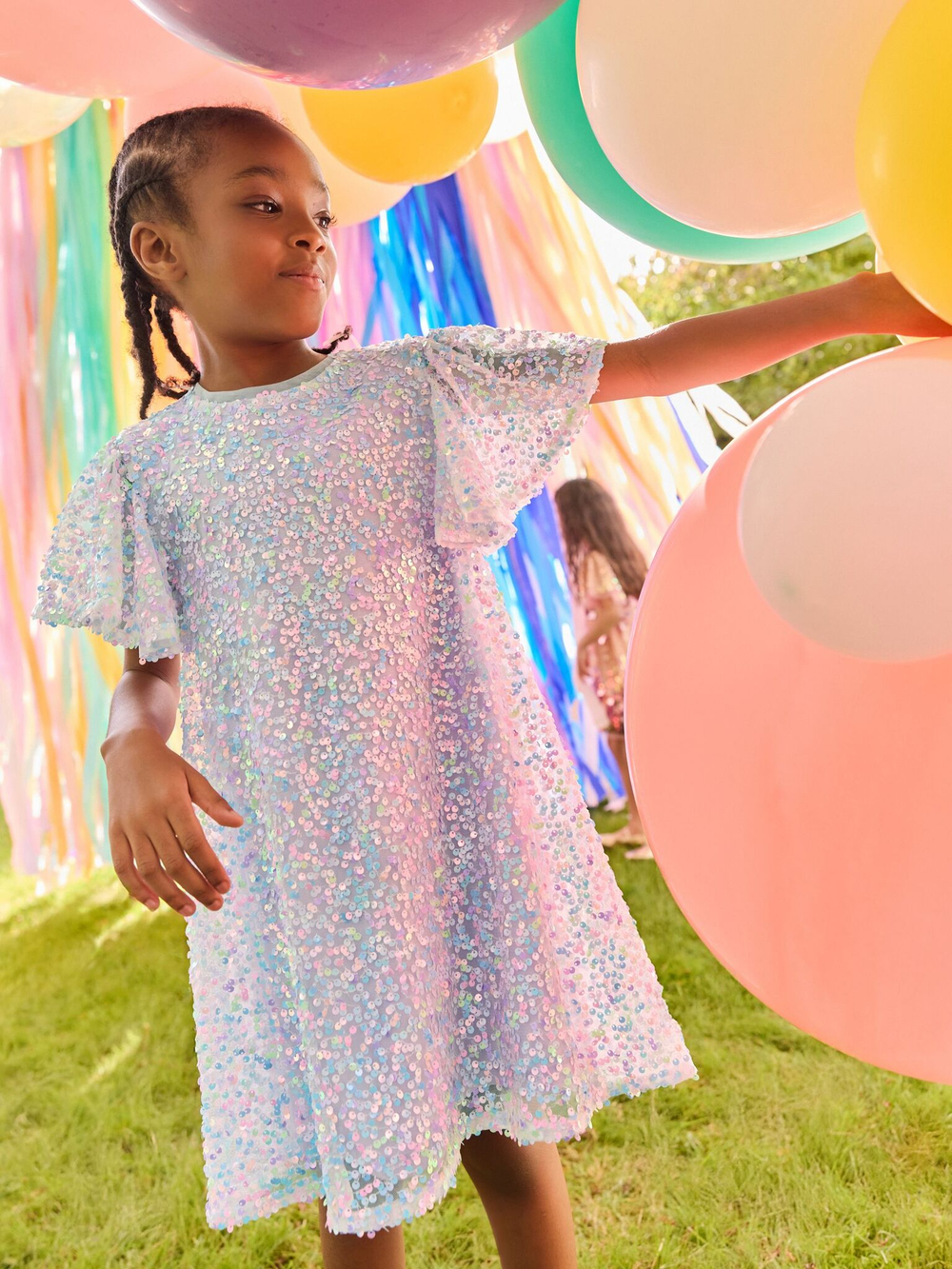 Платье для девочки Next E57-552, Сиреневый