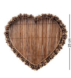 63-015-02 Декоративная корзинка средняя (о.Бали)