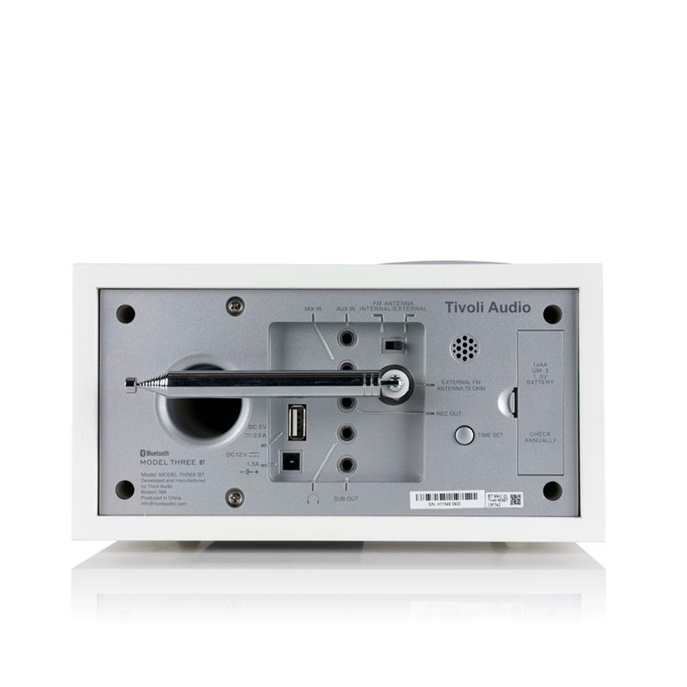 Tivoli Model Three BT Белый [White] — радиоприемник с часами