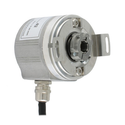 Инкрементальный программируемый энкодер INNOCONT EIP 58HO 10630V3000-R2 D=58мм, полый вал 10мм, 5…30VDC, выход TTL/HTL с инверсией, IP 54