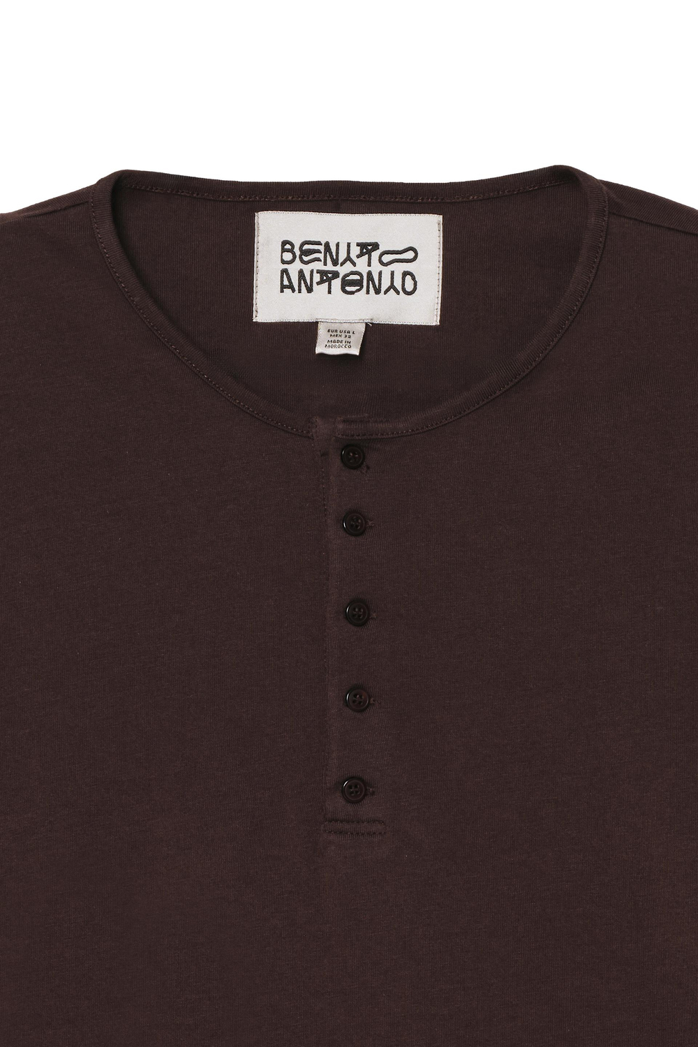 ZARA X BENITO ANTONIO ФУТБОЛКА С ДЛИННЫМИ РУКАВАМИ, КОРИЧНЕВЫЙ