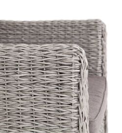 "Кальяри" кресло из искусственного ротанга (гиацинт), цвет серый