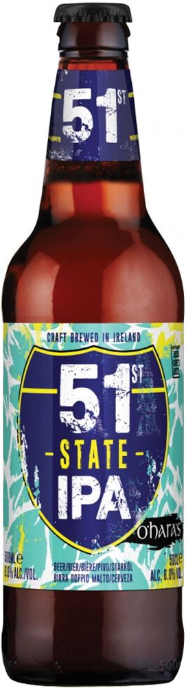 Пиво Охарас 51-й Штат ИПА / O&#39;Hara&#39;s 51st State IPA 0.5 - стекло