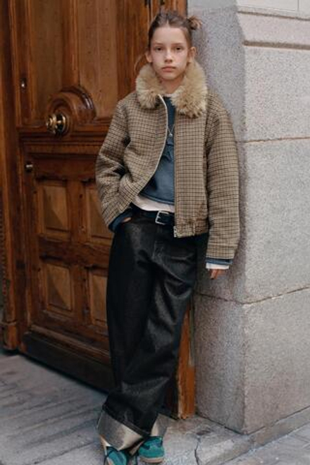 ZARA ДЖИНСЫ BALLOON С БЛЁСТКАМИ, ЧЕРНЫЙ