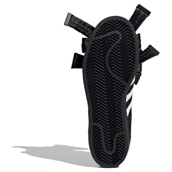 Adidas originals Superstar В кроссовках для скейтборда Низкие Кроссовки Черные/Белые Женские