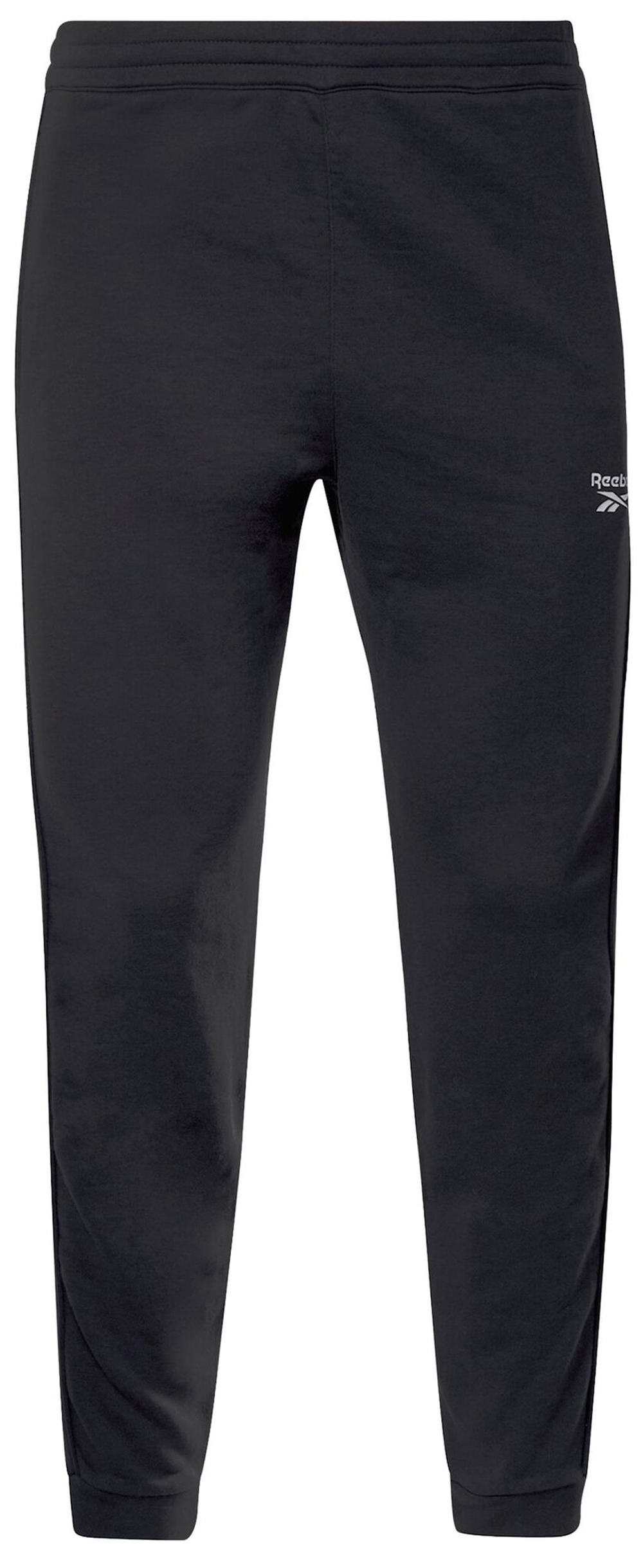 Мужские теннисные штаны Reebok Workout Ready Piping Joggers - black