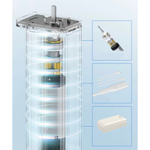 Электрический карниз для штор с регулировкой длины, алюминиевый, потолочный, с пультом