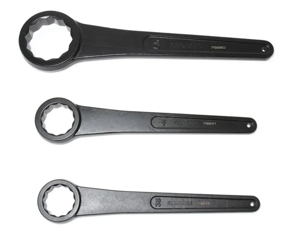 Ключ накидной ударный односторонний удлиненный 30мм (L-285мм) RockForce##Rock FORCE RF-79230(к 26965)