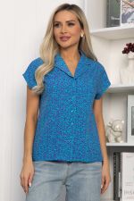 Блуза Мелита (сине-фиолетовая) Б13795-29М LT Collection