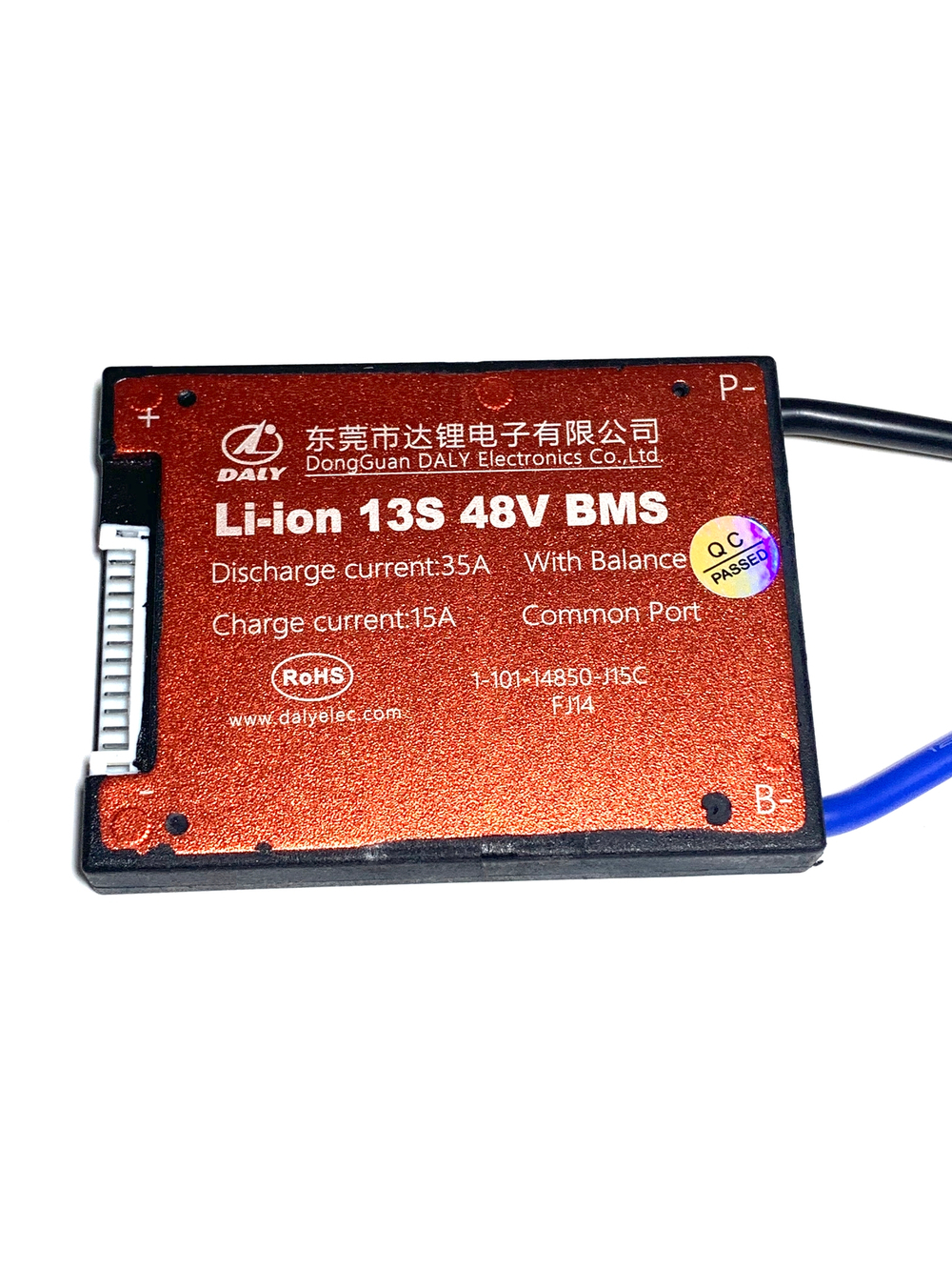 Плата контроля BMS Li-ion 13S 48V 35A